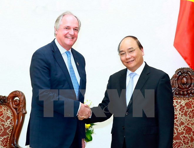 Primer ministro de Vietnam recibe al presidente de Unilever ảnh 1 Primer ministro de Vietnam recibe al presidente de Unilever ảnh 1