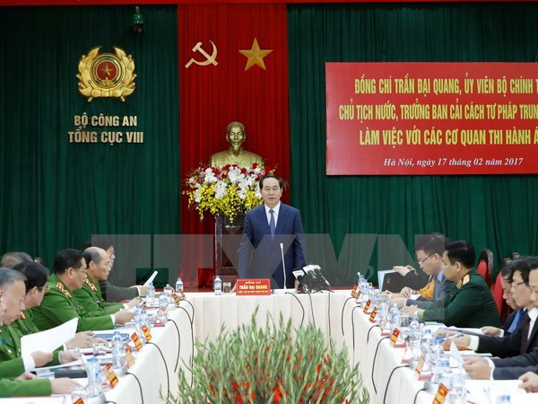 Presidente de Vietnam insta a fortalecer la supremacía de la ley ảnh 1