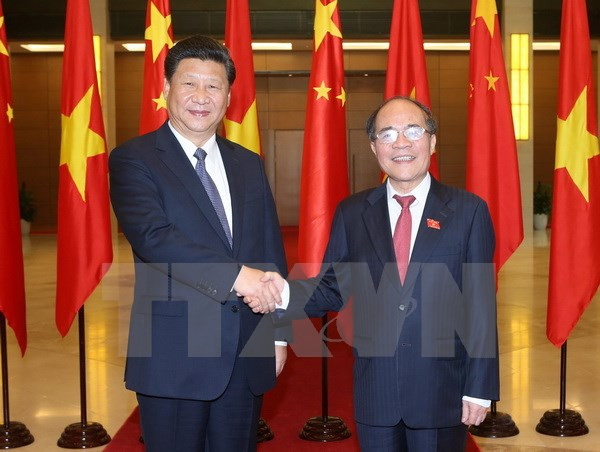 Presidente del Parlamento de Vietnam se reúne con Xi Jinping ảnh 1 Presidente del Parlamento de Vietnam se reúne con Xi Jinping ảnh 1