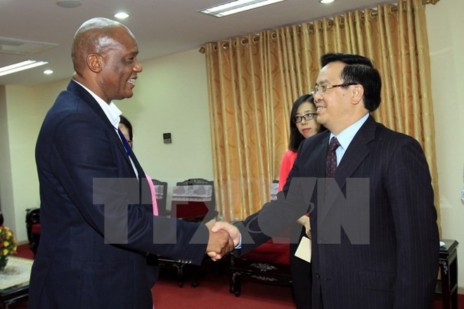Vietnam y Sudáfrica fortalecen relaciones partidistas ảnh 1 Vietnam y Sudáfrica fortalecen relaciones partidistas ảnh 1