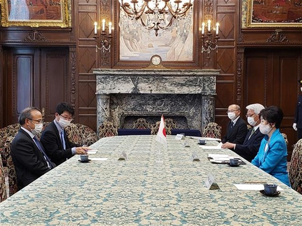 Titular del Legislativo japonés alaba esfuerzos de Vietnam en lucha antipandémica ảnh 1 Titular del Legislativo japonés alaba esfuerzos de Vietnam en lucha antipandémica ảnh 1
