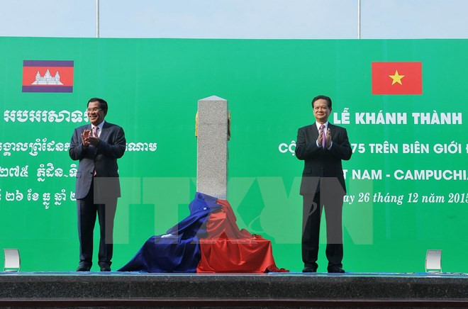 Vietnam, Laos y Cambodia casi concluyen demarcación fronteriza ảnh 1 Vietnam, Laos y Cambodia casi concluyen demarcación fronteriza ảnh 1