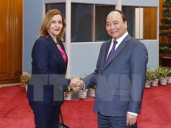 Premier recibe a ministra cubana de Ciencia, Tecnología y Medio Ambiente ảnh 1 Premier recibe a ministra cubana de Ciencia, Tecnología y Medio Ambiente ảnh 1