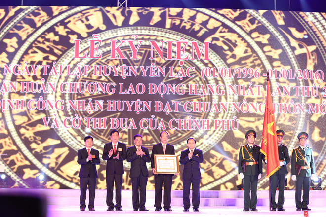 Registra Vinh Phuc más distrito con título de “nuevo distrito rural” ảnh 1 Registra Vinh Phuc más distrito con título de “nuevo distrito rural” ảnh 1