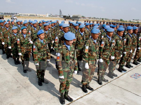 Cambodia manda nuevos oficiales para operaciones de paz en Líbano ảnh 1 Cambodia manda nuevos oficiales para operaciones de paz en Líbano ảnh 1