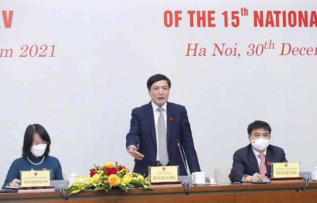 Efectuarán en enero de 2022 primera sesión extraordinaria del Parlamento vietnamita ảnh 1 Efectuarán en enero de 2022 primera sesión extraordinaria del Parlamento vietnamita ảnh 1