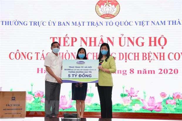 Empresa vietnamita apoya a la lucha contra el COVID-19 ảnh 1 Empresa vietnamita apoya a la lucha contra el COVID-19 ảnh 1