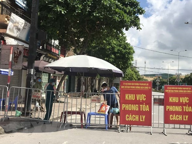 Hanoi localiza y desinfecta zona de nuevo paciente del COVID-19 ảnh 1 Hanoi localiza y desinfecta zona de nuevo paciente del COVID-19 ảnh 1