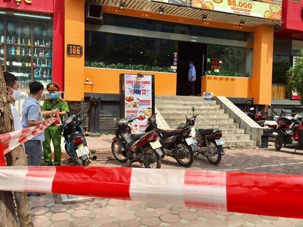 Hanoi insta a cumplir medidas preventivas contra el COVID-19 en restaurantes ảnh 1 Hanoi insta a cumplir medidas preventivas contra el COVID-19 en restaurantes ảnh 1