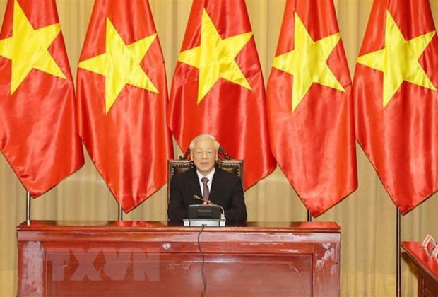 Llama máximo dirigente de Vietnam a unidad nacional en enfrentamiento al COVID-19 ảnh 1 Llama máximo dirigente de Vietnam a unidad nacional en enfrentamiento al COVID-19 ảnh 1