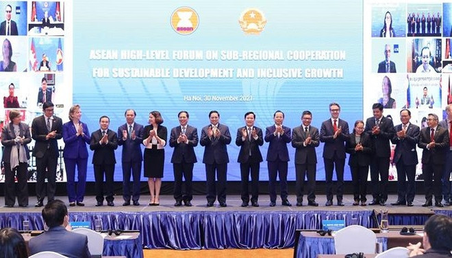 Primer ministro vietnamita insta a agilizar cooperación subregional por desarrollo sostenible ảnh 1 Primer ministro vietnamita insta a agilizar cooperación subregional por desarrollo sostenible ảnh 1