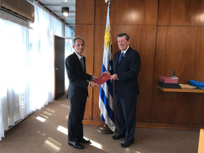 Resaltan relaciones de cooperación entre Vietnam y Uruguay ảnh 1 Resaltan relaciones de cooperación entre Vietnam y Uruguay ảnh 1