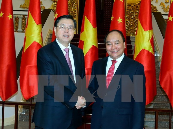 Premier de Vietnam enfatiza solución para impulsar comercio con China ảnh 1 Premier de Vietnam enfatiza solución para impulsar comercio con China ảnh 1
