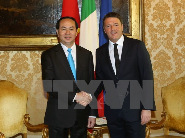 Vietnam e Italia elevarán valor de comercio bilateral a seis mil millones de dólares ảnh 1 Vietnam e Italia elevarán valor de comercio bilateral a seis mil millones de dólares ảnh 1