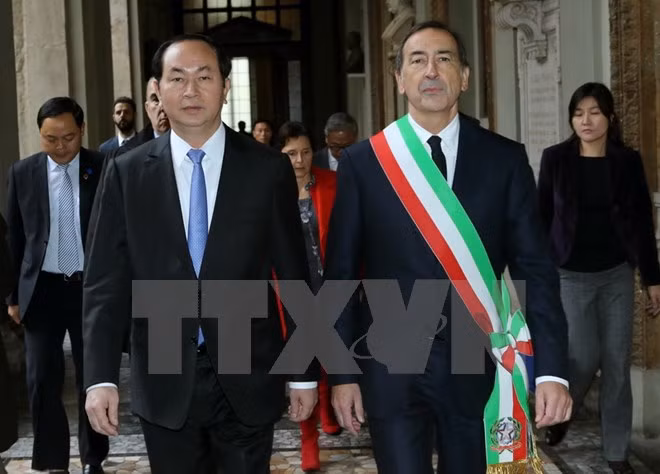 Presidente de Vietnam concluye visita a Italia ảnh 1 Presidente de Vietnam concluye visita a Italia ảnh 1
