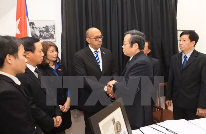 Altos funcionarios de Vietnam rinden homenaje a Fidel Castro ảnh 2