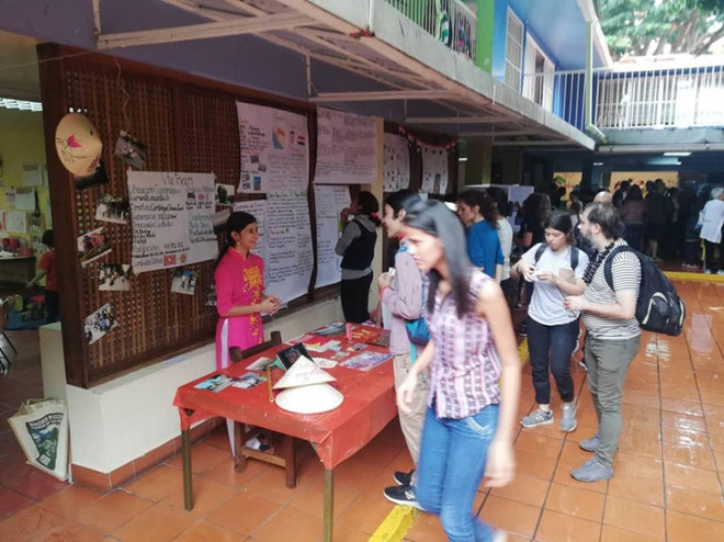 Honra niña venezolana a Vietnam en su trabajo de fin de curso de primaria ảnh 2 Honra niña venezolana a Vietnam en su trabajo de fin de curso de primaria ảnh 2