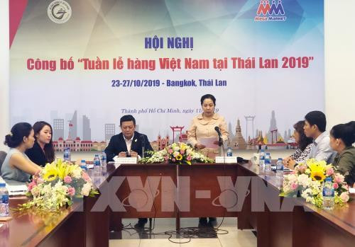 Organizarán en Tailandia Semana de Mercancías de Vietnam 2019 ảnh 1 Organizarán en Tailandia Semana de Mercancías de Vietnam 2019 ảnh 1
