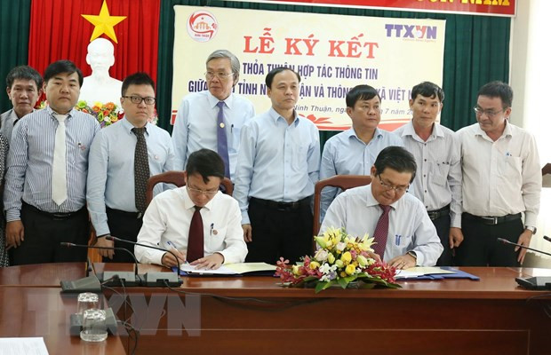 Firman VNA y provincia vietnamita acuerdo de cooperación informativa ảnh 1 Firman VNA y provincia vietnamita acuerdo de cooperación informativa ảnh 1
