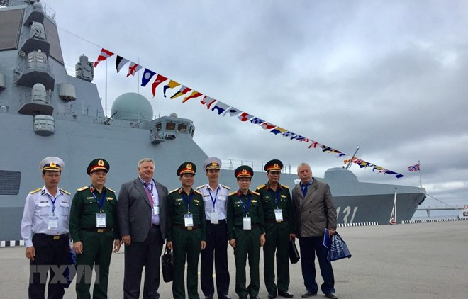 Vietnam participa en exposición de defensa marítima en Rusia ảnh 1 Vietnam participa en exposición de defensa marítima en Rusia ảnh 1