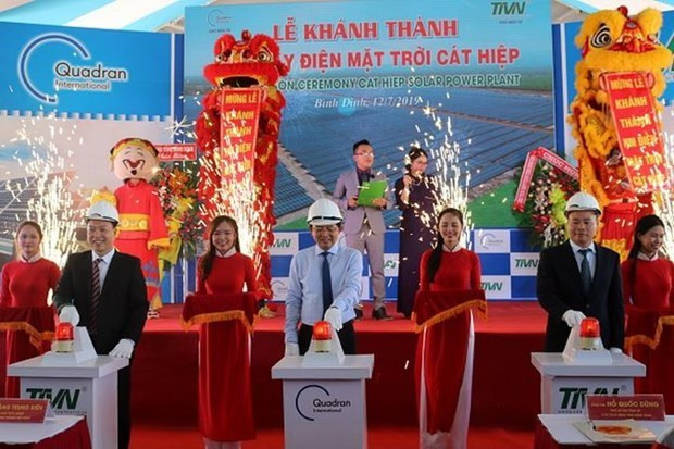 Inauguran primera planta fotovoltaica en provincia central vietnamita de Binh Dinh ảnh 1 Inauguran primera planta fotovoltaica en provincia central vietnamita de Binh Dinh ảnh 1