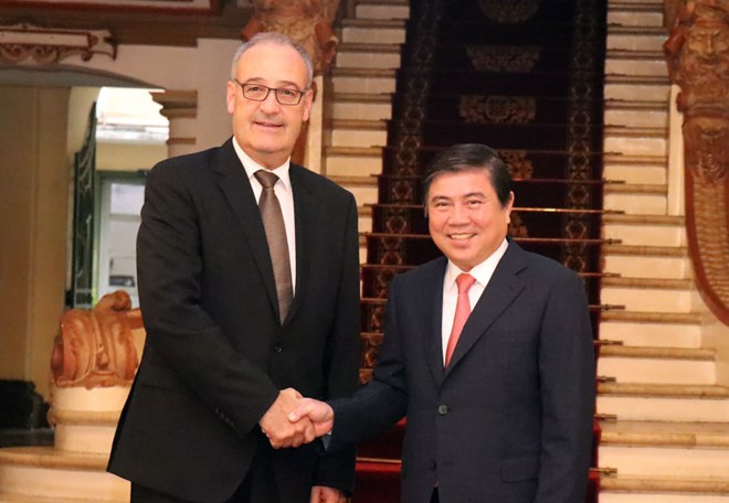 Ciudad Ho Chi Minh promueve cooperación con Suiza ảnh 1 Ciudad Ho Chi Minh promueve cooperación con Suiza ảnh 1
