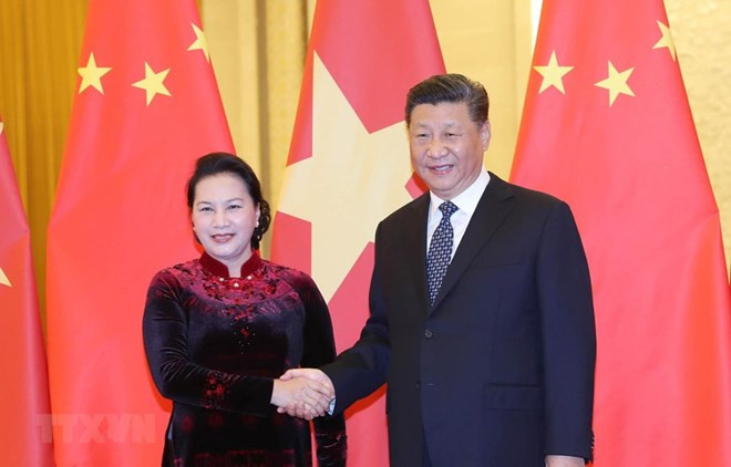 Ratifica visita de máxima legisladora vietnamita a China asociación estratégica bilateral ảnh 1 Ratifica visita de máxima legisladora vietnamita a China asociación estratégica bilateral ảnh 1