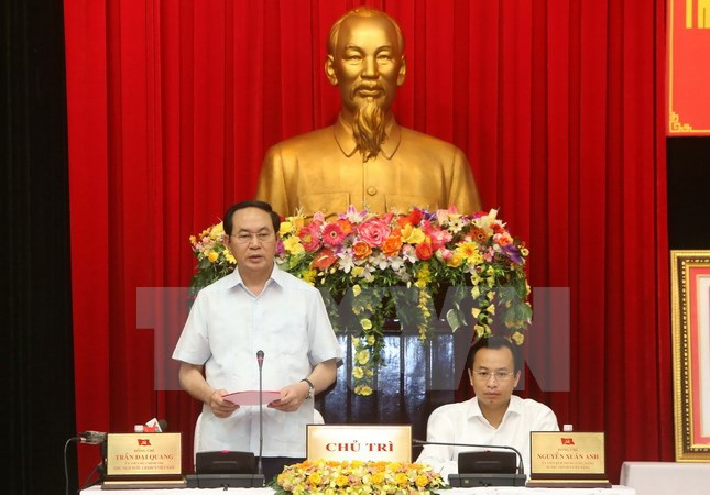 Presidente vietnamita exhorta estrecha cooperación para garantizar éxito del APEC 20 ảnh 1 Presidente vietnamita exhorta estrecha cooperación para garantizar éxito del APEC 20 ảnh 1