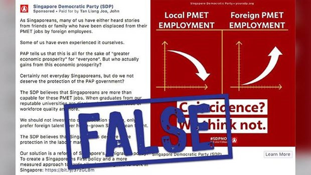 Fortalece Singapur lucha contra informaciones falsas ảnh 1