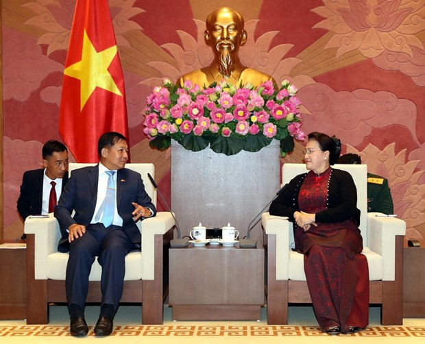 Recibe titular parlamentaria de Vietnam al Comandante de Myanmar ảnh 1 Recibe titular parlamentaria de Vietnam al Comandante de Myanmar ảnh 1