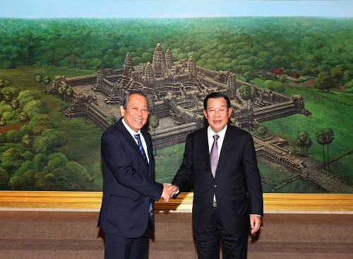 Fortalecen relaciones entre Vietnam y Camboya ảnh 1 Fortalecen relaciones entre Vietnam y Camboya ảnh 1