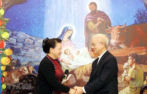 Aprecia máxima legisladora de Vietnam aportes del Comité de Solidaridad Católica ảnh 1 Aprecia máxima legisladora de Vietnam aportes del Comité de Solidaridad Católica ảnh 1