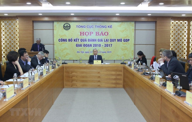 Divulgan en Vietnam estudio de revaluación del tamaño del PIB nacional en período 2010 - 2017 ảnh 1 Divulgan en Vietnam estudio de revaluación del tamaño del PIB nacional en período 2010 - 2017 ảnh 1