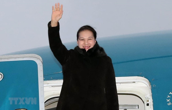 Inicia presidenta de Asamblea Nacional de Vietnam visita oficial a Belarús ảnh 1