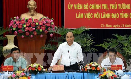 Destaca premier vietnamita alentadores logros de la provincia de Ca Mau ảnh 1 Destaca premier vietnamita alentadores logros de la provincia de Ca Mau ảnh 1