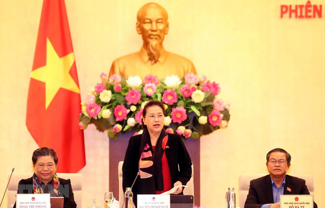 Concluyen reunión 40 del Comité Permanente de Asamblea Nacional de Vietnam ảnh 1 Concluyen reunión 40 del Comité Permanente de Asamblea Nacional de Vietnam ảnh 1
