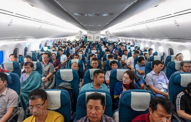 Transportan aerolíneas vietnamitas a casi 55 millones de pasajeros este año ảnh 1 Transportan aerolíneas vietnamitas a casi 55 millones de pasajeros este año ảnh 1