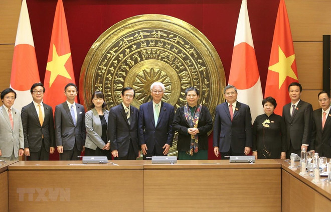 Órganos legislativos de Vietnam y Japón intensifican lazos bilaterales ảnh 1 Órganos legislativos de Vietnam y Japón intensifican lazos bilaterales ảnh 1