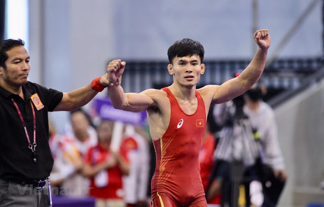 SEA Games 30: Gana Vietnam en lucha otras tres medallas de oro ảnh 1
