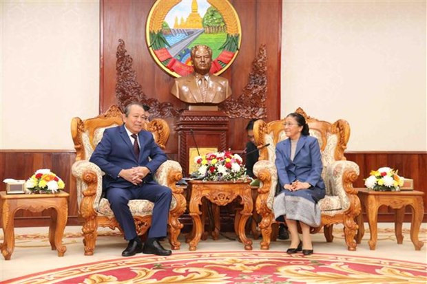 Viceprimer ministro de Vietnam realiza visita a Laos ảnh 1 Viceprimer ministro de Vietnam realiza visita a Laos ảnh 1