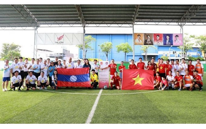 Embajadas de Vietnam y Laos celebran encuentro amistoso ảnh 1