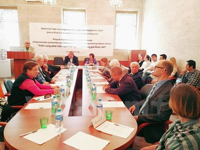 Discuten perspectivas para desarrollo de relaciones entre Rusia y Vietnam ảnh 1 Discuten perspectivas para desarrollo de relaciones entre Rusia y Vietnam ảnh 1