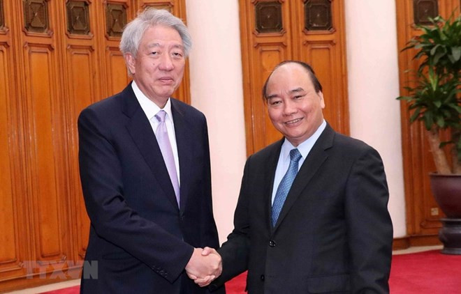 Premier vietnamita exhorta a mayores esfuerzos para impulsar nexos con Singapur ảnh 1 Premier vietnamita exhorta a mayores esfuerzos para impulsar nexos con Singapur ảnh 1