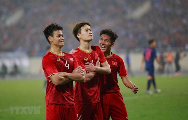 Vietnam avanza hacia la final del campeonato de fútbol sub-23 de Asia tras vencer a Tailandia 4-0 ảnh 1 Vietnam avanza hacia la final del campeonato de fútbol sub-23 de Asia tras vencer a Tailandia 4-0 ảnh 1