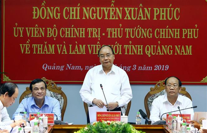 Premier de Vietnam urge a la provincia de Quang Nam a duplicar su PIB ảnh 1