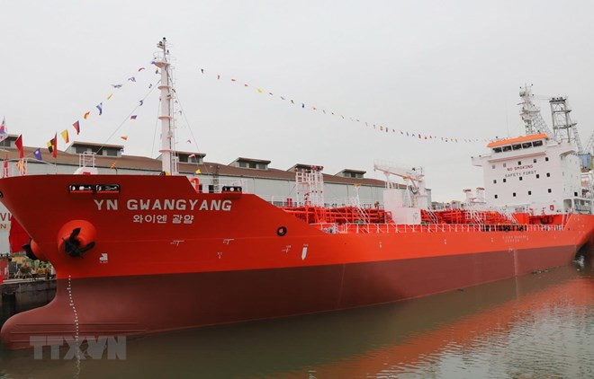 Entrega Vietnam buque petrolero de seis mil 500 toneladas de capacidad a Corea del Sur ảnh 1 Entrega Vietnam buque petrolero de seis mil 500 toneladas de capacidad a Corea del Sur ảnh 1