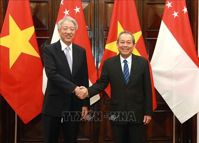 Potencian Vietnam y Singapur asociación estratégica ảnh 1 Potencian Vietnam y Singapur asociación estratégica ảnh 1