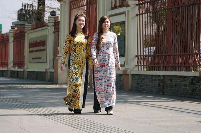 Presentan Vietnam en la India el Ao dai, su traje tradicional ảnh 1 Presentan Vietnam en la India el Ao dai, su traje tradicional ảnh 1