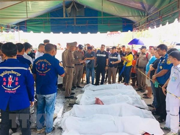 Repatriará Vietnam restos de cinco nacionales fallecidos en accidente de tráfico en Tailandia ảnh 1 Repatriará Vietnam restos de cinco nacionales fallecidos en accidente de tráfico en Tailandia ảnh 1