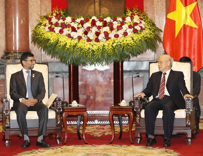 Máximo dirigente político de Vietnam resalta potencial de cooperación duradera con EAU ảnh 1 Máximo dirigente político de Vietnam resalta potencial de cooperación duradera con EAU ảnh 1